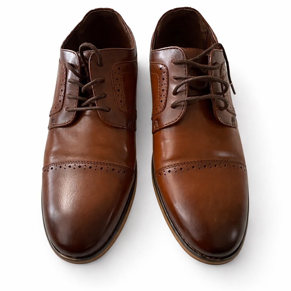 Stacy Adams Rich Brown Leather Oxfords 5Y